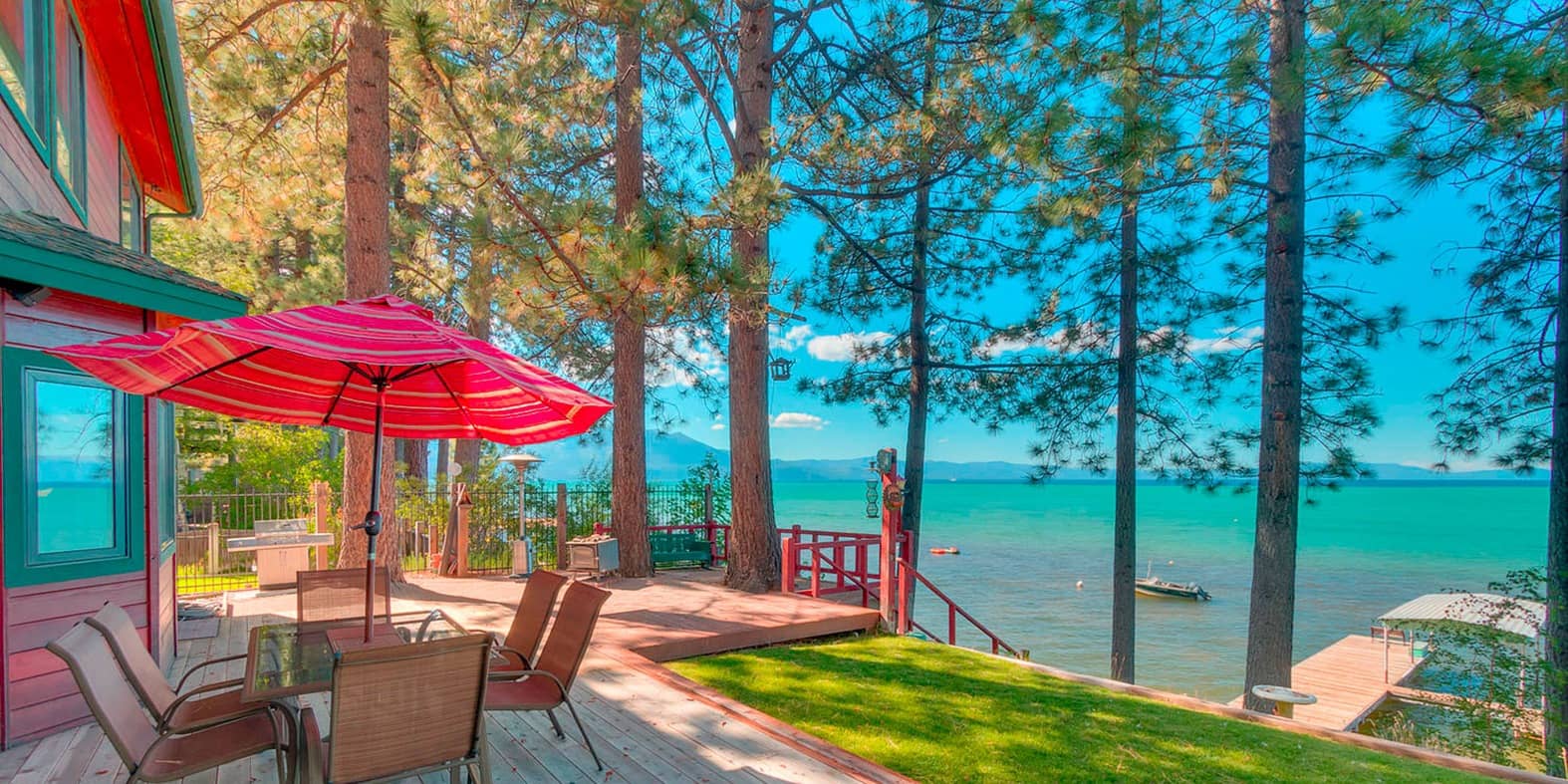 A house on the sea side of Lake Tahoe